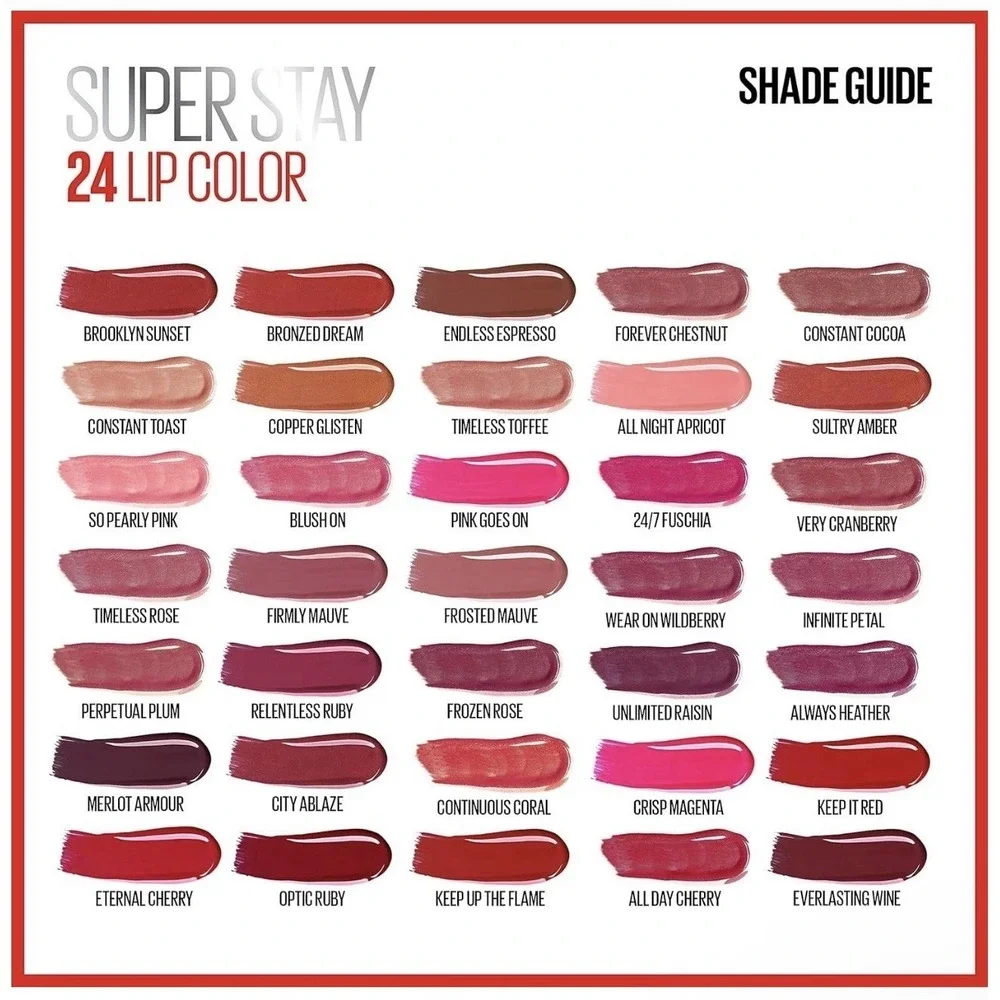 Maybelline SuperStay 24HR 2Step Longwear Liquid Lipstick 005 Everlasting Wine